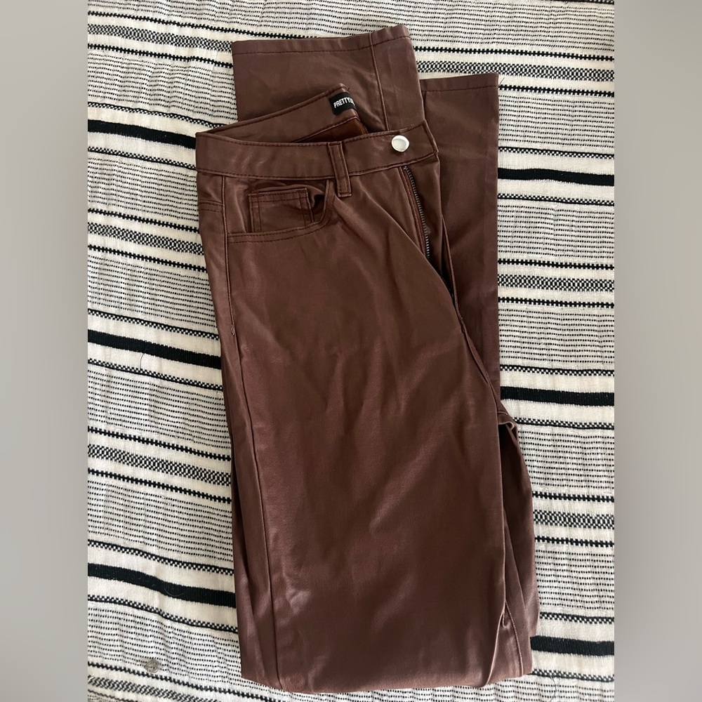 PrettyLittleThing Women’s Leather Pants